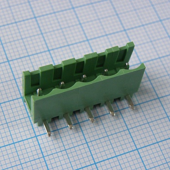 2EDGR-5.0-05P-14-00A(H) - Разъемный клеммный блок на плату, 5 контактов. Серия 2EDGR-5.0