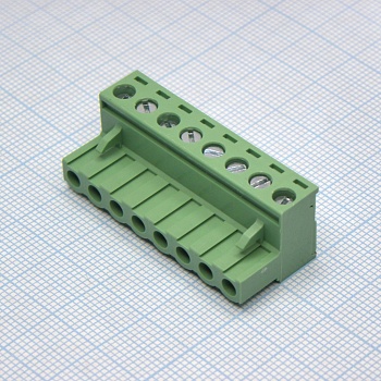 2EDGK-5.08-08P-14-00A(H) - Разъемный клеммный блок, 8 контактов. Серия 2EDGK-5.08
