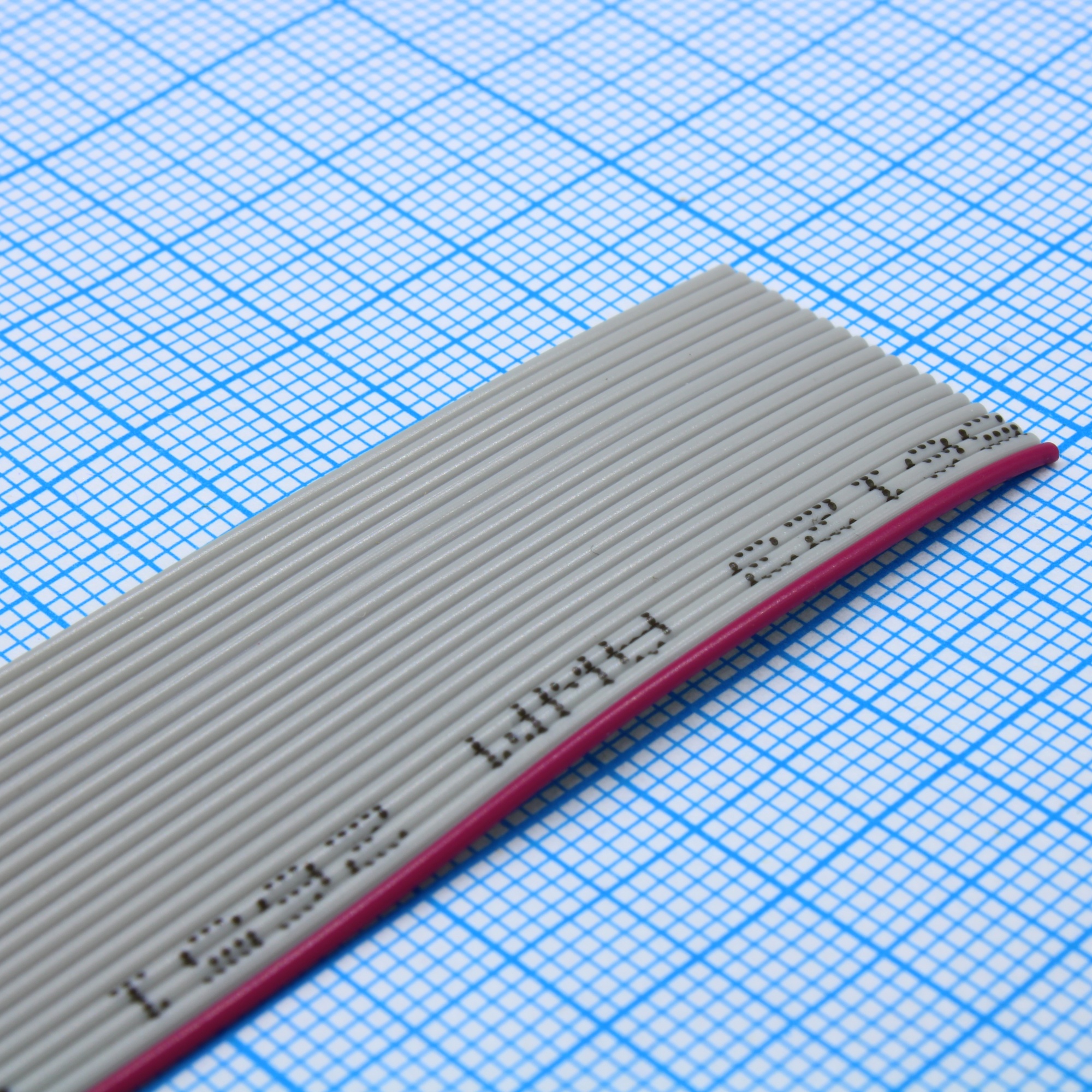 DS1057-01-20A301R - Кабель плоский (шлейф) 20 проводов шаг 1 мм (цена за 1 метр)