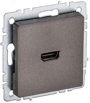 BRITE Розетка HDMI РHDMI-0-БрТБ темная бронза BR-H10-K45