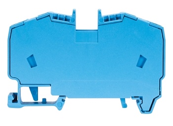 Клемма WKF 10/35 BLAU - Проходная клемма, тип фиксации провода: пружинный, номинальное сечение: 10 мм кв., 57A, 800V, ширина: 10 мм, цвет: синий, тип монтажа: DIN 35