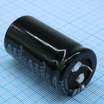 LHF223M1C2545CZVG2S00 - Конденсатор алюминиевый электролитический 22000мкФ 16В ±20% (25 X 45мм) защелкиваемые выводы 10мм 3200мА 2000час 105°C россыпь