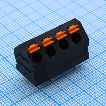 MC-TP/B5.0A04P - Клемма на печатную плату, шаг 5мм, 4 контакта