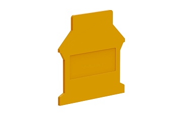 Торцевая крышка 316102 - Торцевая крышка для клемм UK16, цвет: оранжевый