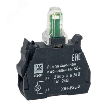 Лампа сменная c основанием XB4 зеленая 24В PROxima XB4-ESL-G