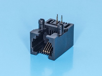 TJ4-6P4C - Разъем на плату 6P4C, тип 4