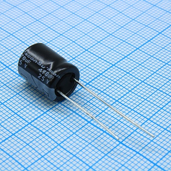 SK063M101G13PKKKS00R - Конденсатор алюминиевый электролитический 100мкФ 63В ±20% (10х13мм) радиальный 5мм 254мА 2000час 105°C россыпь