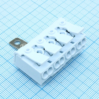 DG238-10.0-04P-19-07A(H) - Электромонтажный клеммник на 4 контакта.