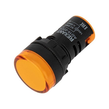 AD22-230 В желтая - Лампа индикаторная светодиодная 220В, D22