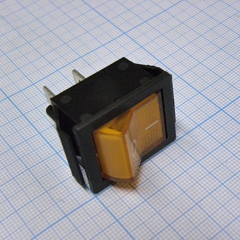 SWR 201-1B3 Ч/Ж IRS - Переключатель клавишный с подсветкой