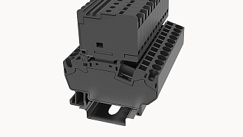 Клемма под предохран. WSF4-TA-01P-11 - Предохранительная клемма, тип фиксации провода: пружинный, номинальное сечение: 4 мм кв., 6,3A, 400V, ширина: 6 мм, цвет: черный, тип монтажа: DIN35