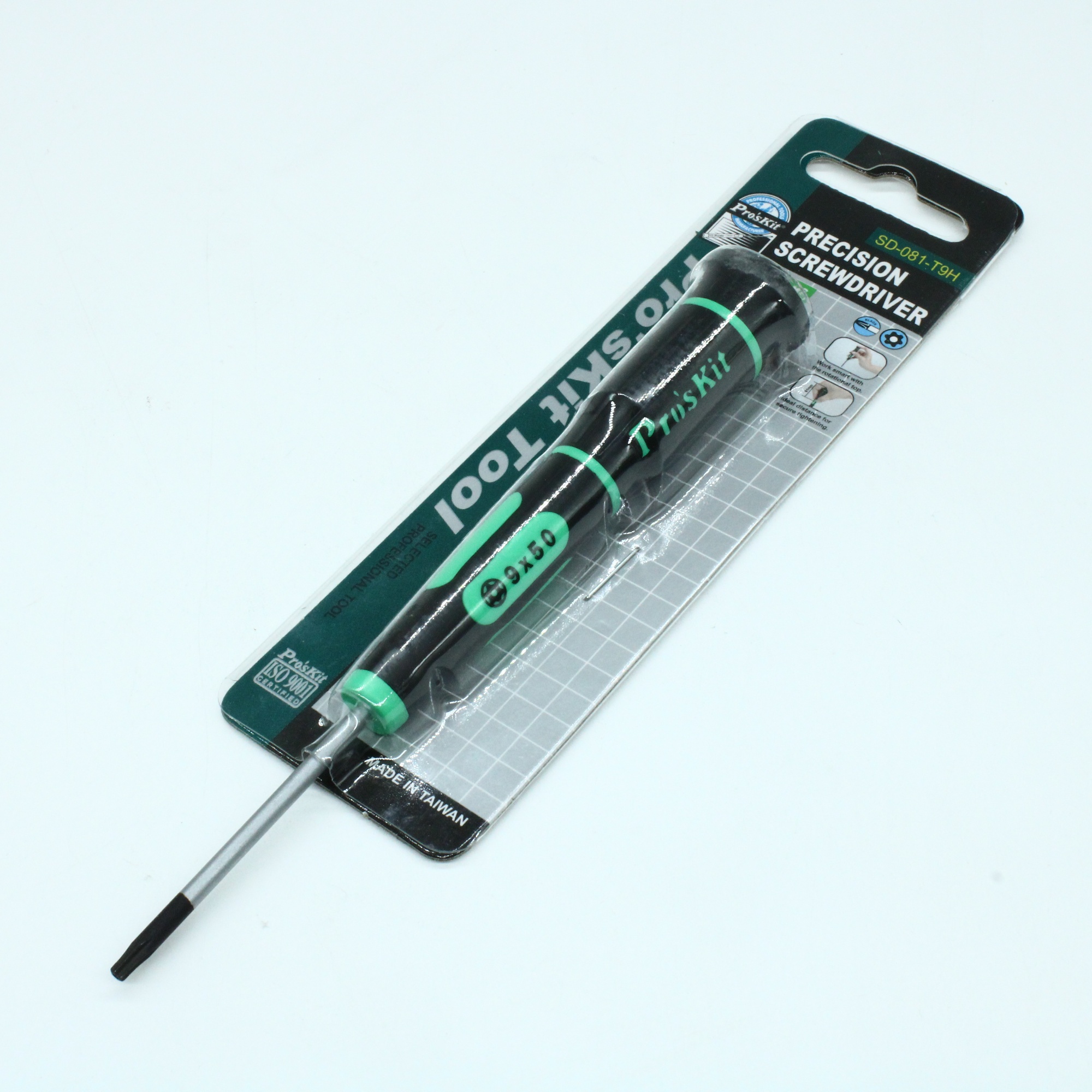 SD-081-T9H - Прецизионная звездообразная отвертка (T9H х 50 мм) с вращающейся ручкой