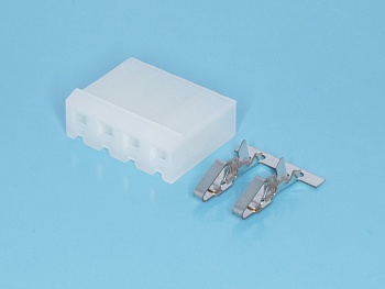 MHU-4 - Разъем питания MHU-xx, гнездо 4pin, шаг 5.08мм