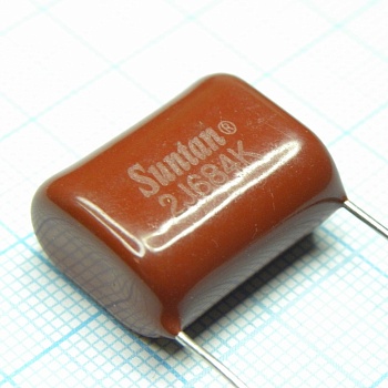 TS02002J684KSB0F0R - Конденсатор металлоплёночный полиэтилентерефталатный 0.68мкФ 630В ±10% (23х12х19мм) шаг выводов 20мм 85°С россыпь