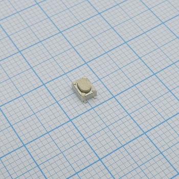 L-KLS7-TS3401-2.5-180 - Кнопка тактильная миниатюрная 3*4мм для поверхностного монтажа, 50мА 12В DC, 100 мОм, усилие нажатия 250±50gf, ресурс 100000 циклов, цвет белый