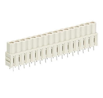 Розетка Wiecon 8213 BL / 16 G OB - Розеточный разъем, вертикальный, на плату, шаг 5,08 мм, 16 полюсов, фиксация на плате пайкой, 690V, 12А, без маркировки, цвет: серый, серия 8213 BL G