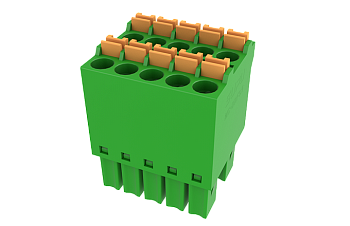 Розеточный разъем на кабель MC-DRF3.5H03P-0001 - Розеточный разъем, прямой, 2 этажа, на кабель, шаг: 3.5 мм, 3x2 полюса, фиксация провода Push-In исполнение: стандартное, 160V, 8A, цвет: зеленый Розеточный разъем на кабель MC-DRF3.5H03P-0001 - Розеточный разъем, прямой, 2 этажа, на кабель, шаг: 3.5 мм, 3x2 полюса, фиксация провода Push-In исполнение: стандартное, 160V, 8A, цвет: зеленый