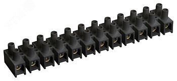 Зажим винтовой ЗВИ-80 н/г 10-25мм2 12пар черные UZV5-080-25