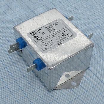 B84111A0000A120 - Сетевой фильтр 2x20A/250V, SIFI-A, 2x0.1мкФ (Х2) + 2х4700пФ (Y2), 2х0.47мГн