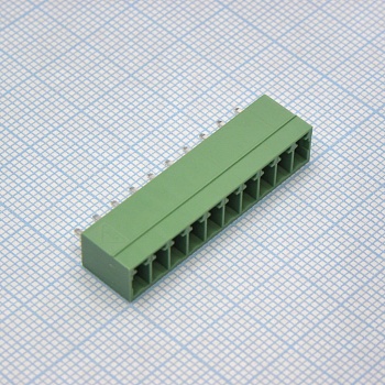 15EDGVC-3.5-10P-14-00A(H) - Разъемный клеммный блок на плату, 10 контактов. Серия 15EDGVC-3.5