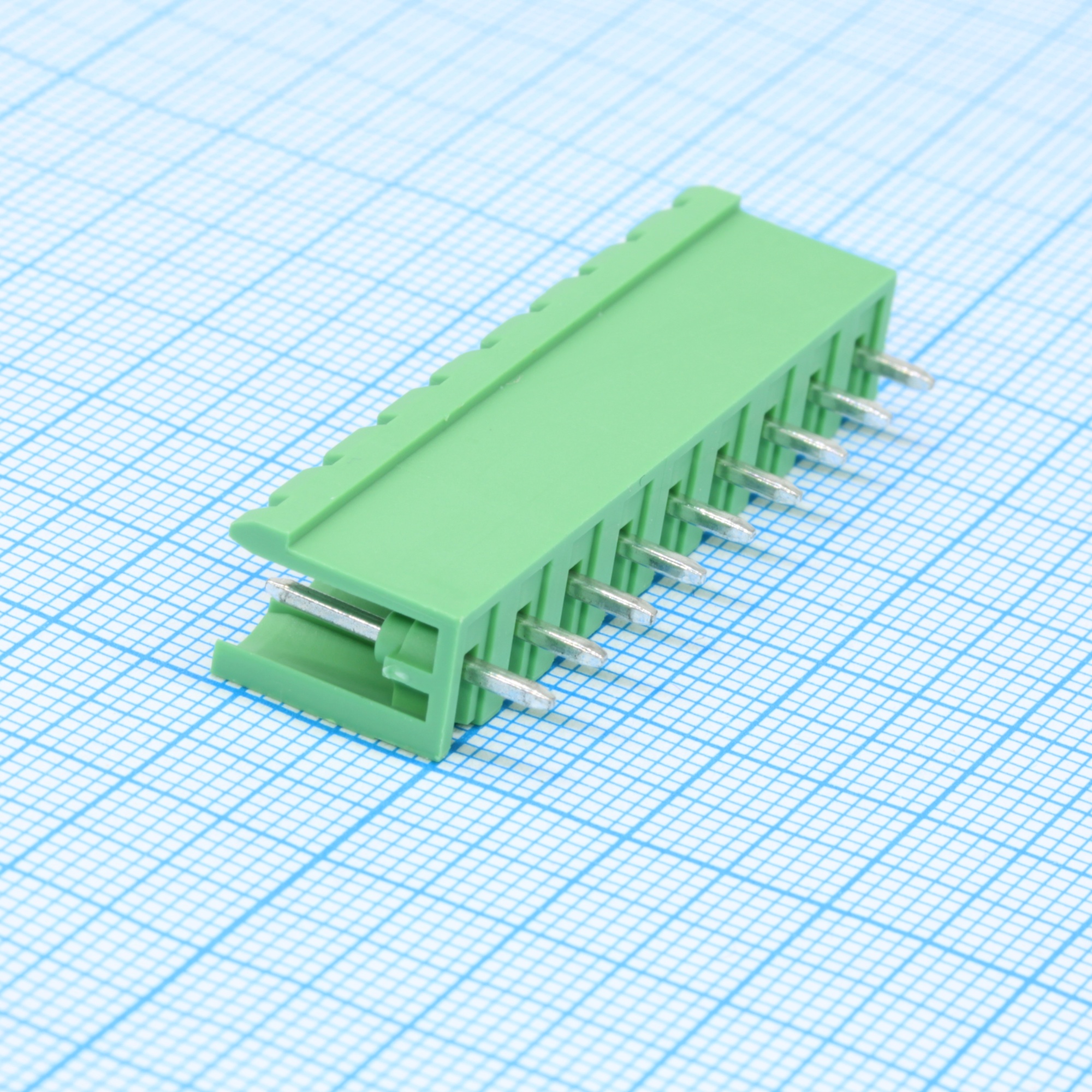2EDGV-5.0-09P-14-100A(H) - Разъемный клеммный блок на плату, 9 контактов. Серия 2EDGV-5.0