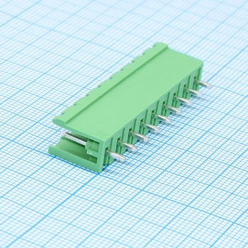 2EDGV-5.0-09P-14-100A(H) - Разъемный клеммный блок на плату, 9 контактов. Серия 2EDGV-5.0