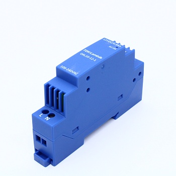 DRL10-12-1 - AC-DC преобразователь на DIN-рейку 10Вт выход 12В 840мА