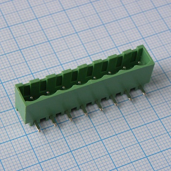 2EDGRC-5.08-08P-14-00A(H) - Разъемный клеммный блок на плату, 8 контактов. Серия 2EDGRC-5.08