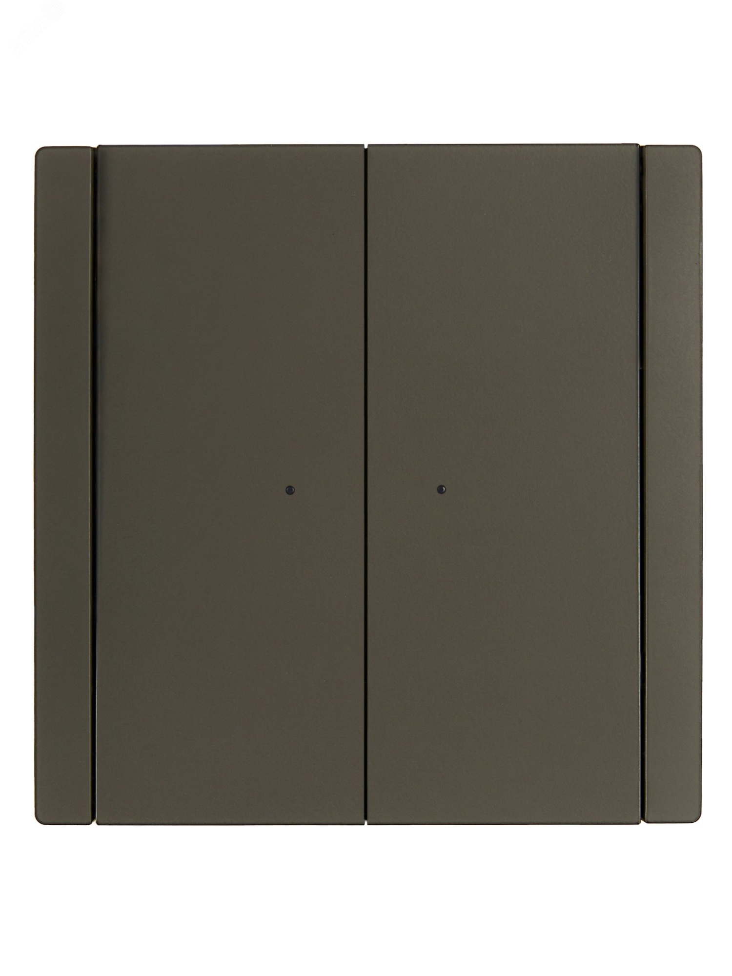 FORTE&PIANO Выключатель 2-клавишный проходной с индикацией 10А FP308 серый IEK FP-V22-1-10-1-K03