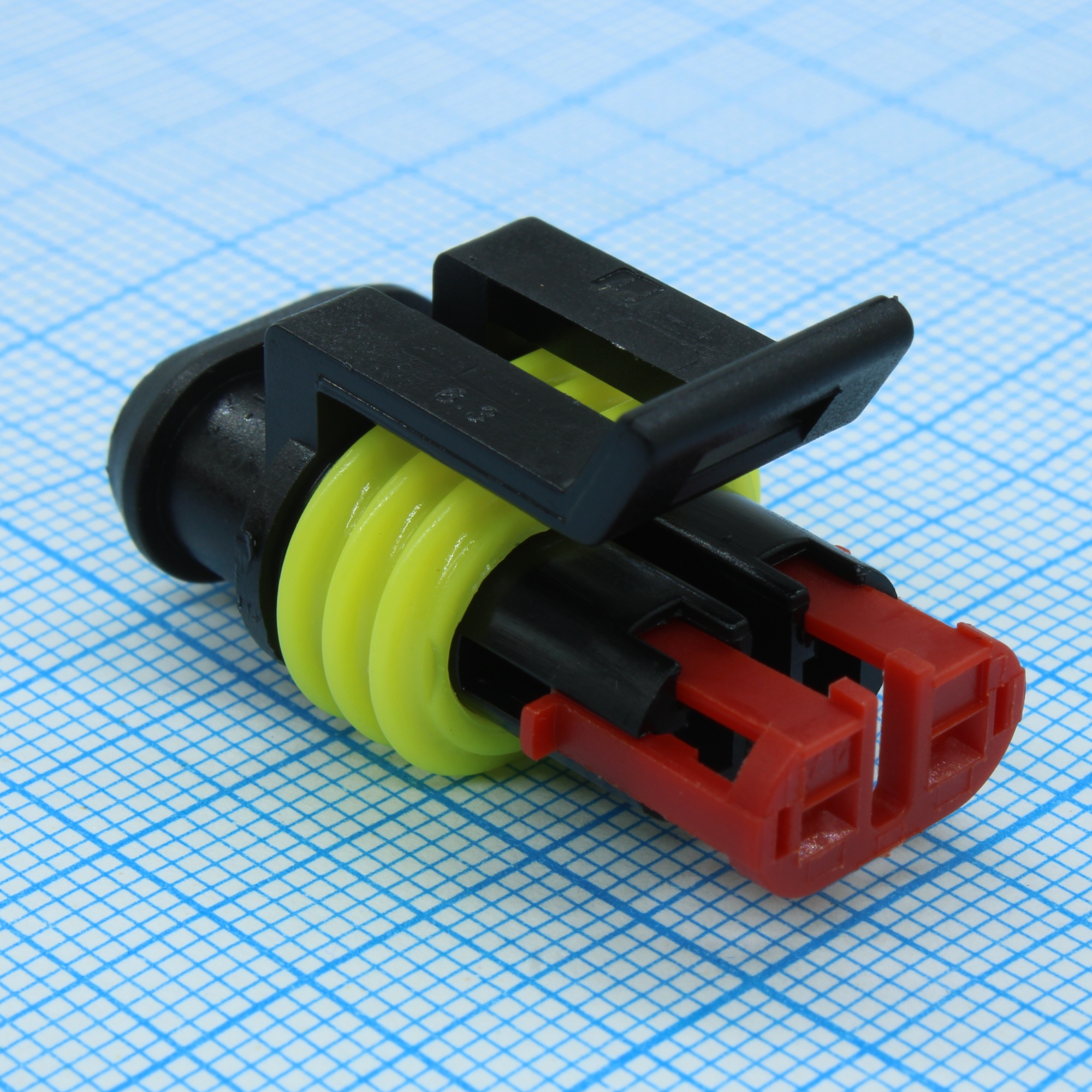 L-KLS13-CA043-1.5-02-FH-B - Корпус разъема 2 контакта шаг 6мм розетка