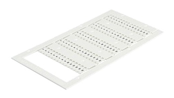 Маркировка WMP SI2KTB6010DW - Пластина с маркировочными шильдиками для клемм шириной 6 мм, для плоттера wieplot, 45 шильдиков