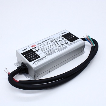XLG-100-H-A - AC-DC, 100Вт, стабилизатор тока, IP67, вход 90…305В AC, 47…63Гц, ККМ, выход 1750…2780мА/27…56В (режим пост. мощности), изоляция 3750В AC, в кожухе 150х63х32мм, -40…+90°С (корпус), встр. потенциометр
