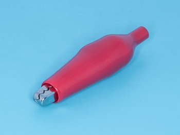 ITA-62R - Зажим изолированный 62мм тип 'aligator', красный