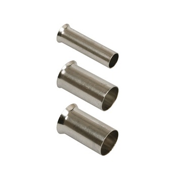 Гильзовый наконечник, НГ 1.5-12, 101421 - Кабельный наконечник, гильзовый, медь, НГ 1.5-12 (сечение проводника 0,5 - 1,5 мм кв., длина наконечника 12 мм), неизолированный, в упаковке 100 штук