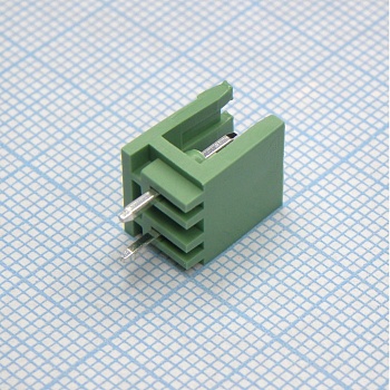 2EDGV-5.08-02P-14-00A(H) - Разъемный клеммный блок на плату, 2 контакта. Серия 2EDGV-5.08