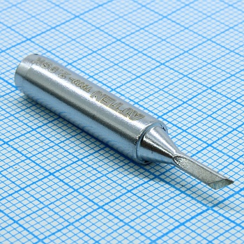 T900-2.0SK - Жало для паяльной станции ST80/AT937/AT989/AT989D/ST8802/AT8502D скошенный под 45° резец толщиной 1.2мм и ширина 2.0мм