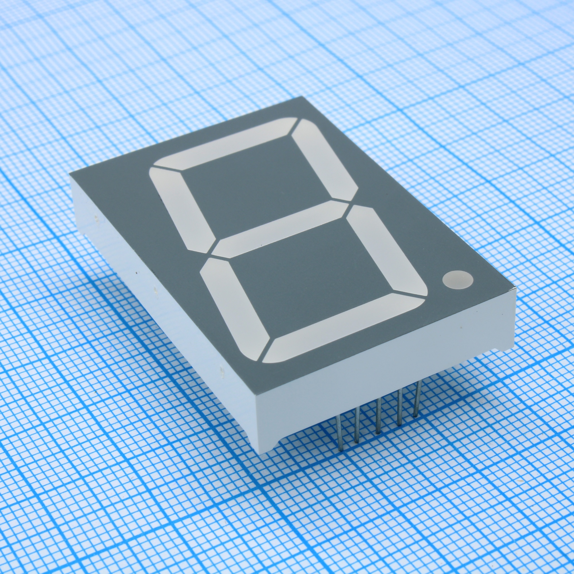 FYS-15011BS-21 - 1 разрядный индикатор 38,1мм/красный/640нм/15-20мкд/ОА