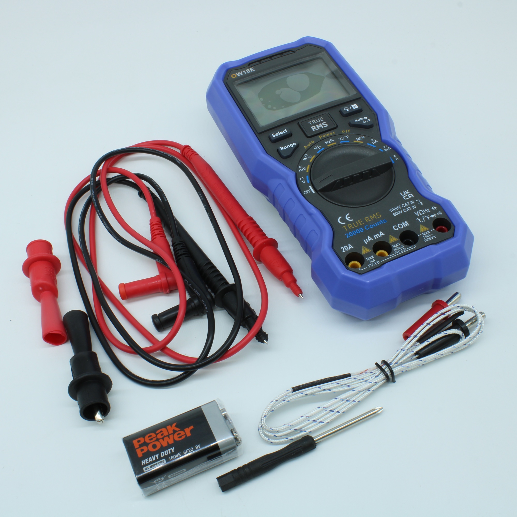 OW18A - Мультиметр цифровой автомат True RMS NCV