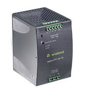 Блок питания WIPOS P1 24-20 - Источник питания, однофазный, 24 V / 20 A, 570 W; диапазон входных напряжений: 115/230 V AC, 120 – 370 V DC; габариты (мм): ширина x высота x глубина: 175.5 x 124.5 x 123.6; вес 1,92 кг; монтаж: на DIN рейку, температура окру