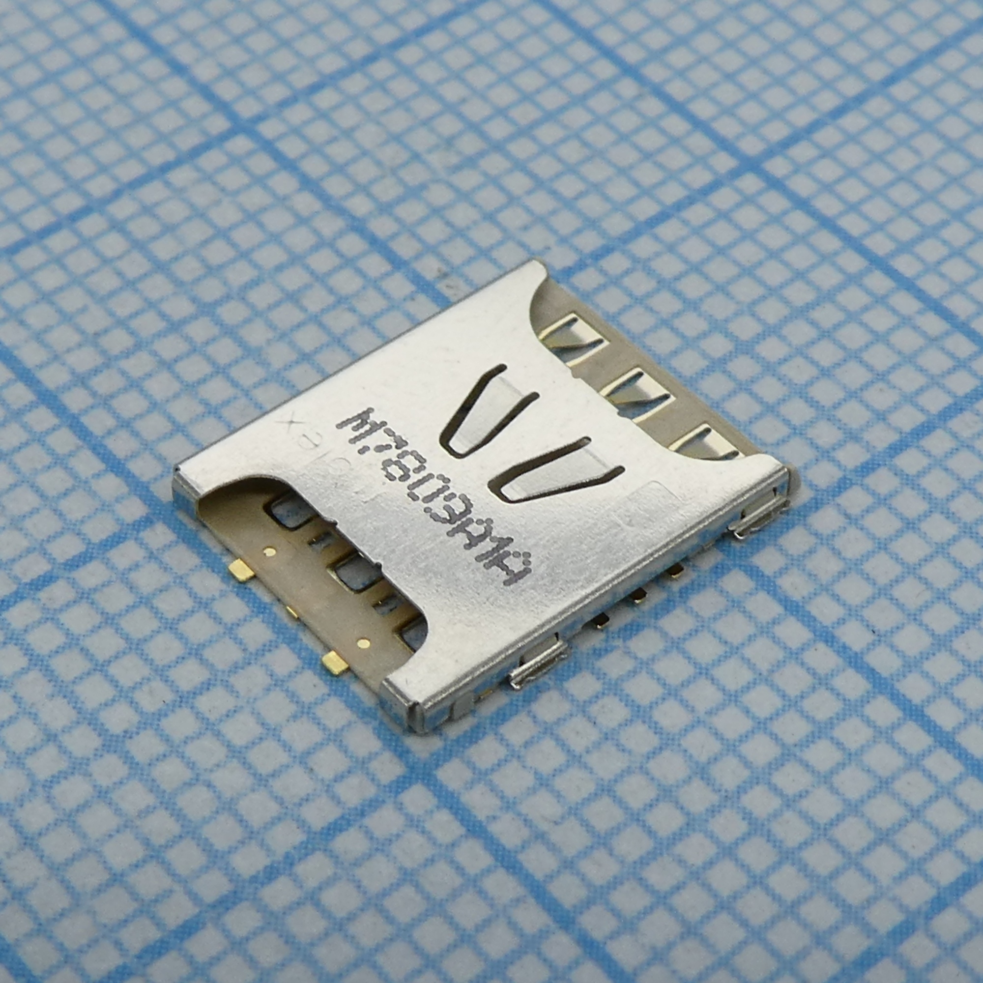 1042240820 - Гнездо памяти, Push-Pull, 104224 Series, Nano SIM, 6 контакт(-ов), Медный Сплав