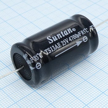 TS13AE1E472MSB000R - Электролитический конденсатор с аксиальными выводами 25В 4700мкФ 18*36