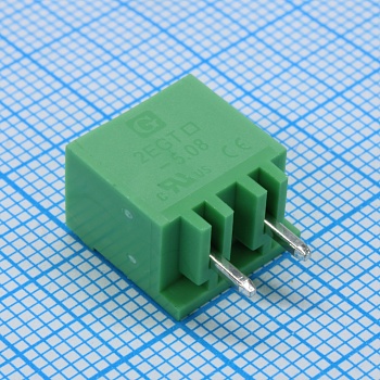 2EGTVC-5.08-02P-14-00 - Разъемный клеммный блок на плату, 2 контакта. Серия 2EGTVC-5.08