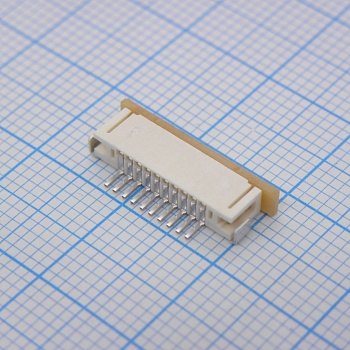 522711069 - Разъем для плоского шлейфа 10 контактов 1.0мм поверхостный монтаж