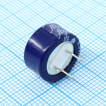 JGAC5R5D474Z050B - Ионистор стандартный мини 5,5V, 0,47F, -25...+70°C, 1000h, 13x6.5mm, горизонтального исполнения