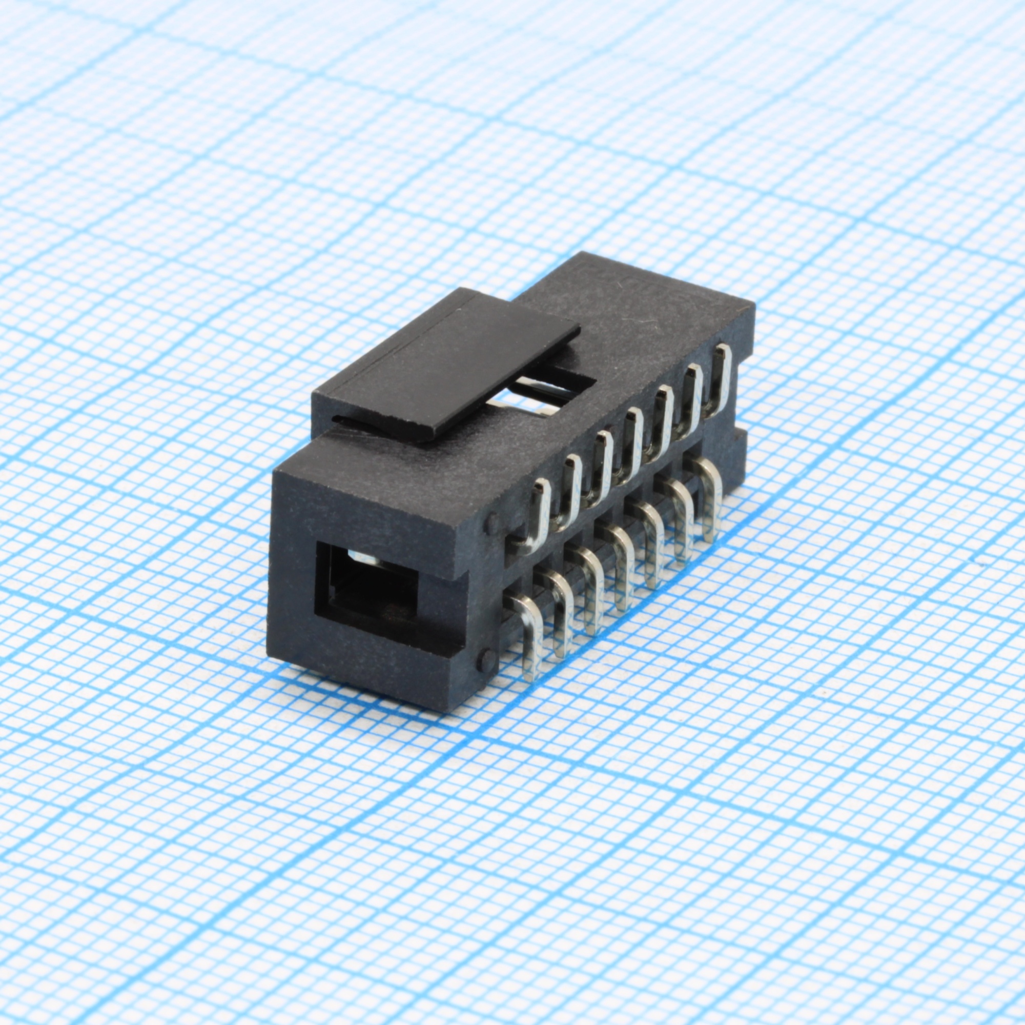 DS1013-14MSISA-B - Вилка на плату, SMD монтаж 14pin(2x7), шаг 2.54