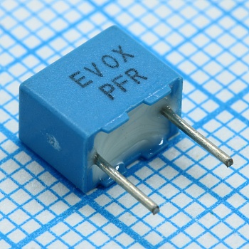 PFR5102J63J11L4BULK - Конденсатор металлопленочный полипропиленовый 1000пФ ±5% 63В (7.2 X 4.5 X 6)мм радиальный 5мм 100°C россыпь