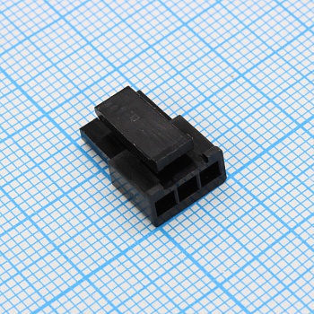 L-KLS1-XM1-3.00-1x03-MH - Корпус разъёма 1х3 контакта шаг 3мм