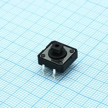 L-KLS7-TS1204-7.3-180 - Кнопка тактильная 12х12х7.3мм 180гр 0.05А 12В 100000 циклов монтаж в отверстие