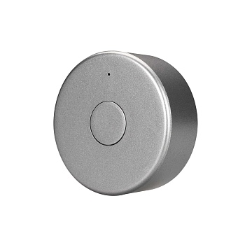 Панель Knob SMART-P87-DIM Silver (3V, 1 зона, 2.4G) 031622 - Накладная кнопочная миниатюрная панель 2.4 ГГц, цвет серебро. Материал - пластик. Для управления одноцветными источниками света (ШИМ), 1 зона управления. Питание/рабочее напряжение 3V от батареи