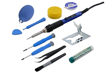 ZD-972P - Паяльник реулируемый 60 Вт, в наборе с инструментом